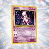 Mewtwo 1st Edition Base Set Vintage Holo Custom Proxy Pokemon Kartı