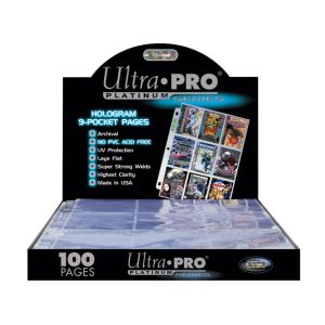 ULTRA PRO Platinum Series 9 Cepli Koleksiyon Kartı Saklama Dosyası (100 Adet)