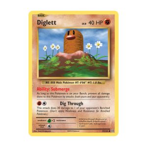Diglett - Common - Evolutions - 55/108 Pokemon Kartı