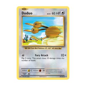 Doduo - Common - Evolutions - 69/108 Pokemon Kartı