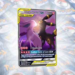 Love in the Air GX Full Art Custom Pokemon Kartı