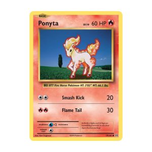 Ponyta - Common - Evolutions - 19/108 Pokemon Kartı