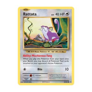 Rattata - Common - Evolutions - 66/108 Pokemon Kartı