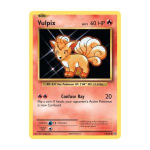 Vulpix - Common - Evolutions - 14/108 Pokemon Kartı