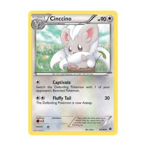 Cinccino - Uncommon - Emerging Powers - 85/98 Pokemon Kartı