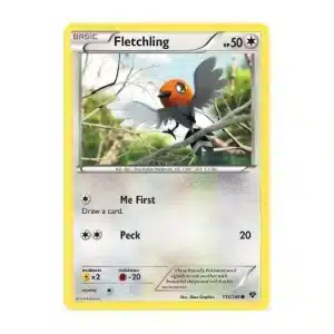Fletchling - Common - XY Base Set - 113/146 Pokemon Kartı