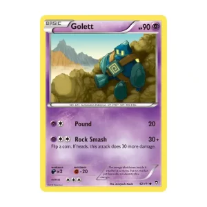 Golett - Common - Furious Fists - 42/111 Pokemon Kartı