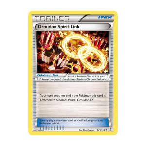 Groudon Spirit Link - Uncommon - Primal Clash - 131/160 Pokemon Kartı