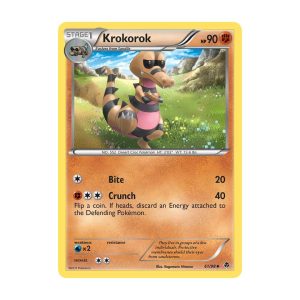 Krokorok - Uncommon - Emerging Powers - 61/98 Pokemon Kartı