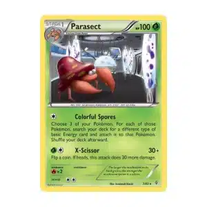 Parasect - Rare - Generations - 7/83 Pokemon Kartı