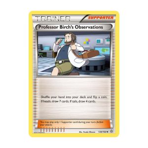 Professor Birch's Observations - Uncommon - Primal Clash - 134/160 Pokemon Kartı