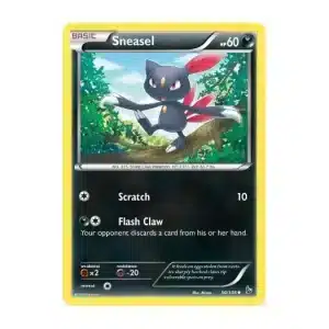 Sneasel - Uncommon - Flashfire - 50/106 Pokemon Kartı