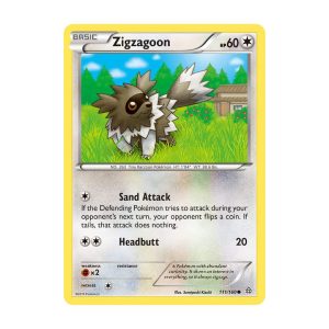 Zigzagoon - Common - Primal Clash - 111/160 Pokemon Kartı