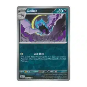 Golbat - Reverse Holo Uncommon - 151 - 042/165 Pokemon Kartı