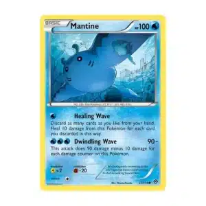 Mantine - Common - Steam Siege - 27/114 Pokemon Kartı