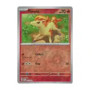 Ponyta - Reverse Holo Common - 151 - 077/165 Pokemon Kartı
