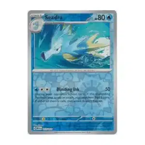 Seadra - Reverse Holo Uncommon - 151 - 117/165 Pokemon Kartı