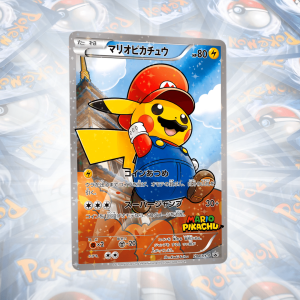 Mario Pikachu - Promo - 294/XY-P Holo Custom Proxy Pokemon Kartı