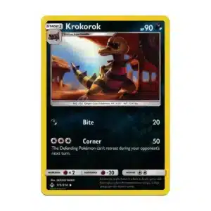 Krokorok - Reverse Holo Uncommon - Unbroken Bonds - 115/214 Pokemon Kartı