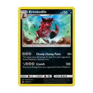 Krookodile - Reverse Holo Rare - Unbroken Bonds - 116/214 Pokemon Kartı