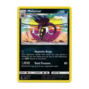 Malamar - Reverse Holo Rare - Unbroken Bonds - 119/214 Pokemon Kartı
