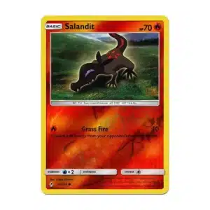 Salandit - Reverse Holo Common - Unbroken Bonds - 30/214 Pokemon Kartı