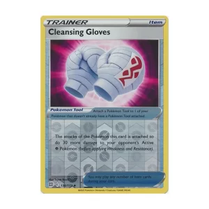 Cleansing Gloves – Reverse Holo Uncommon – Brilliant Stars – 136/172 Pokemon Kartı