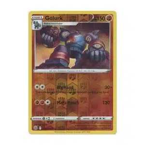 Golurk – Reverse Holo Rare – Brilliant Stars – 083/172 Pokemon Kartı