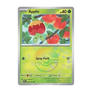 Applin - Poke Ball Reverse Holo Common - Prismatic Evolutions - 009/131 Pokemon Kartı