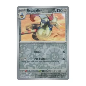 Escavalier - Reverse Holo Uncommon - Journey Together - 102/159 Pokemon Kartı