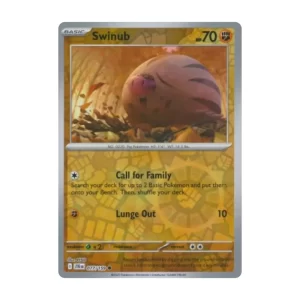 Swinub - Reverse Holo - Journey Together - 077/159 Pokemon Kartı
