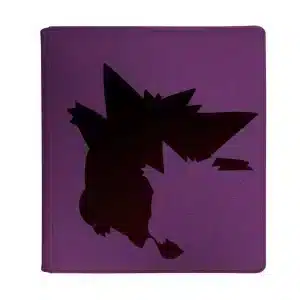 ULTRA PRO Elite Series 12 Cepli Fermuarlı Gengar Pro-Binder – 480 Kart Kapasiteli Kart Saklama Albümü